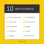 Yellow Black Modern 10 Ways List Instagram Post